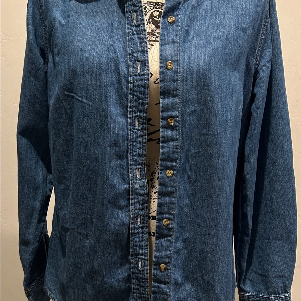 Eddie Bauer Blue Button Down Shirt